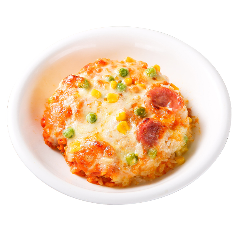 芝士茄汁香肠焗饭