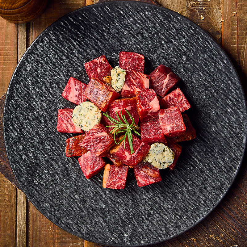 蒜香黄油牛肉粒