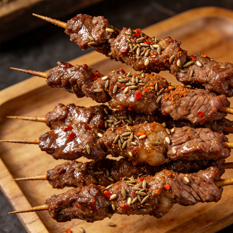 原切牛肉串
