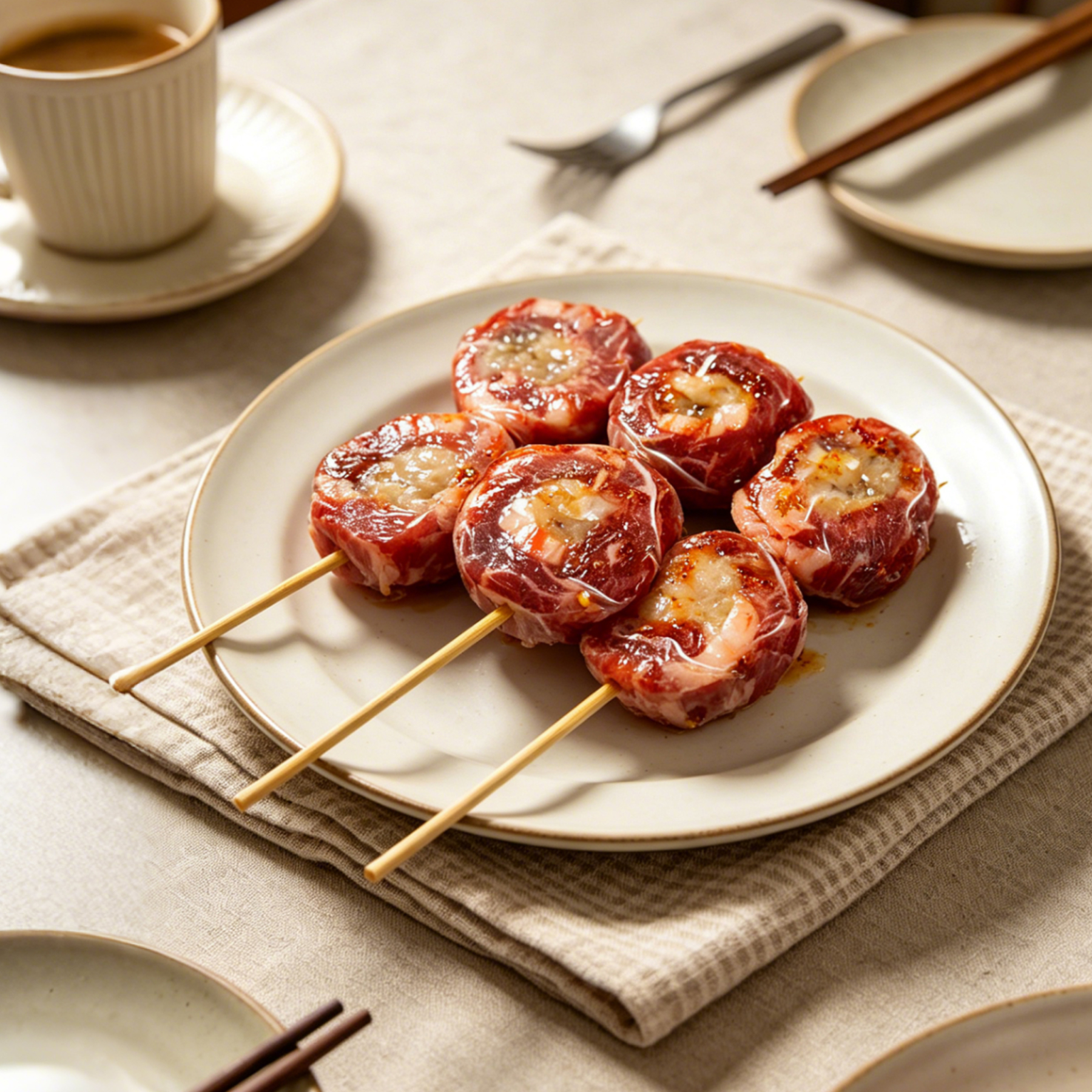 虾滑牛排串